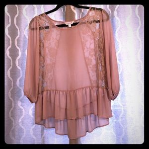 Beautiful Sheet and Lace Top